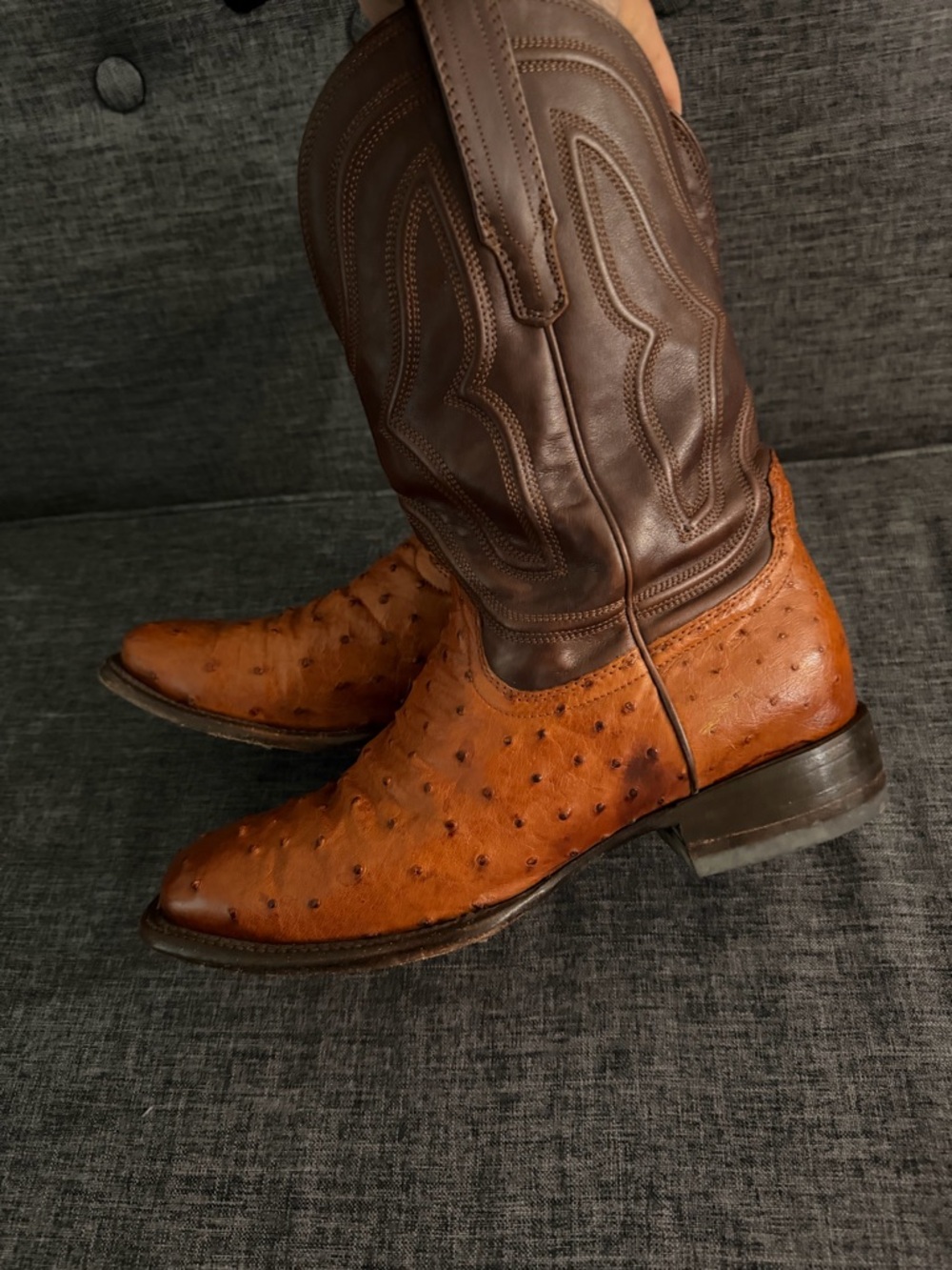 Tecovas Ostrich Boots